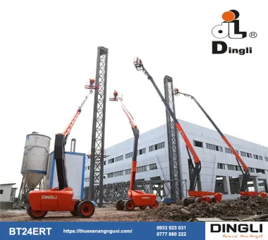 Xe Nâng Người Chạy Điện Cao 25 Mét Dingli BT24ERT