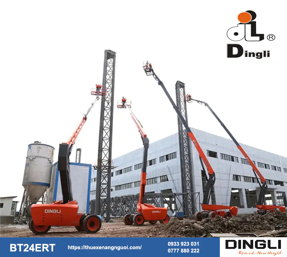 Xe Nâng Người Chạy Điện Cao 25 Mét Dingli BT24ERT