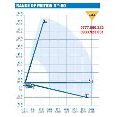 Xe nâng người cao 26 mét Genie S80