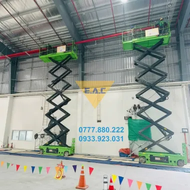 Thuê xe nâng người cắt kéo 16m Liugong LSC1414DH