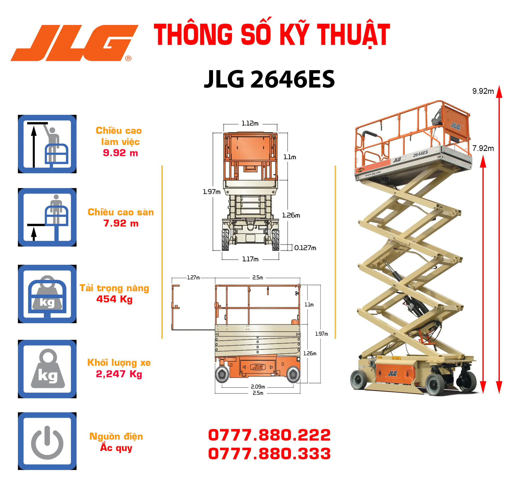 JLG-2646ES-Specs
