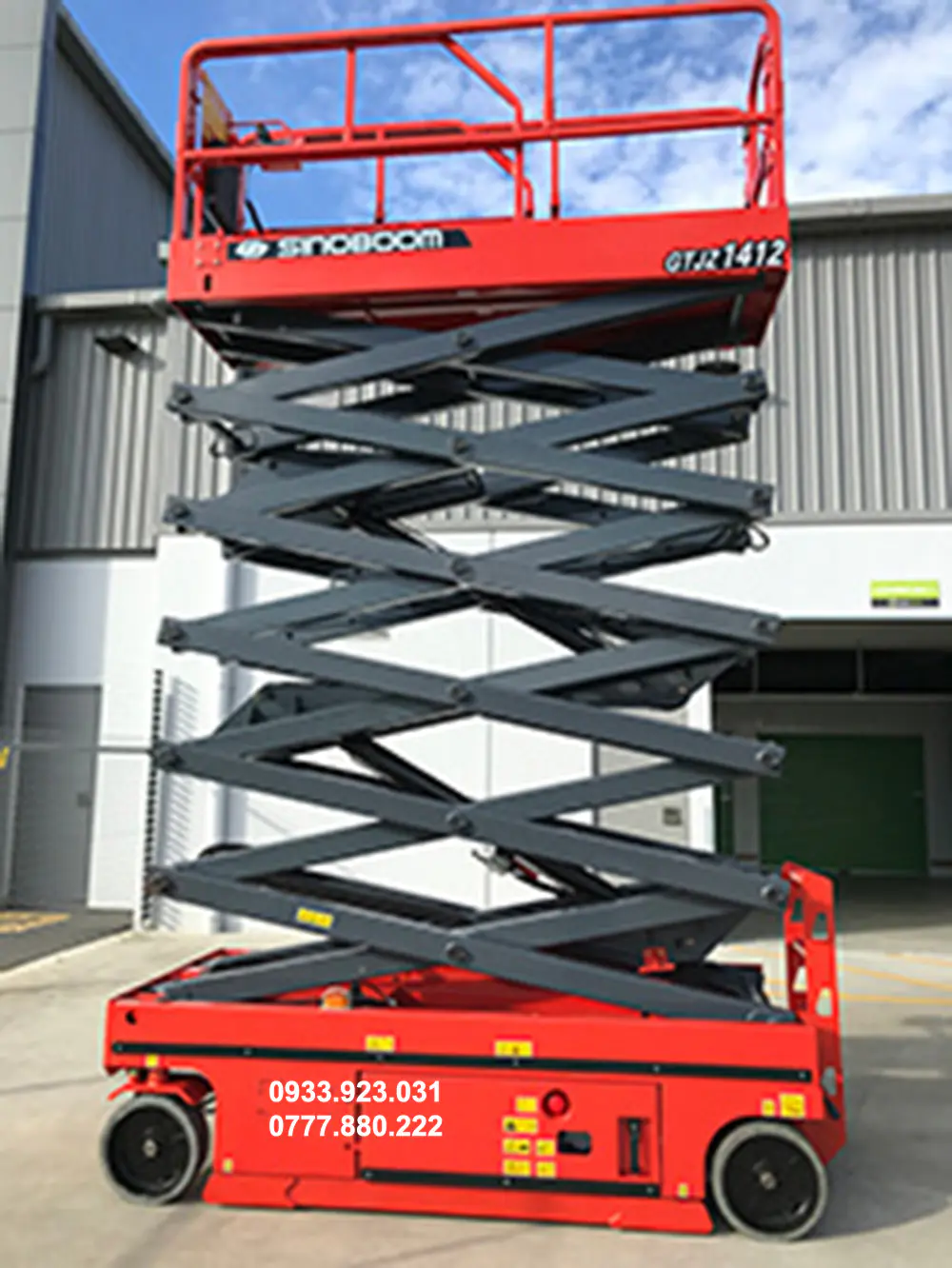 Thu&ecirc; Xe N&acirc;ng Người SinoBoom GTJZ1412 cao 16 m&eacute;t