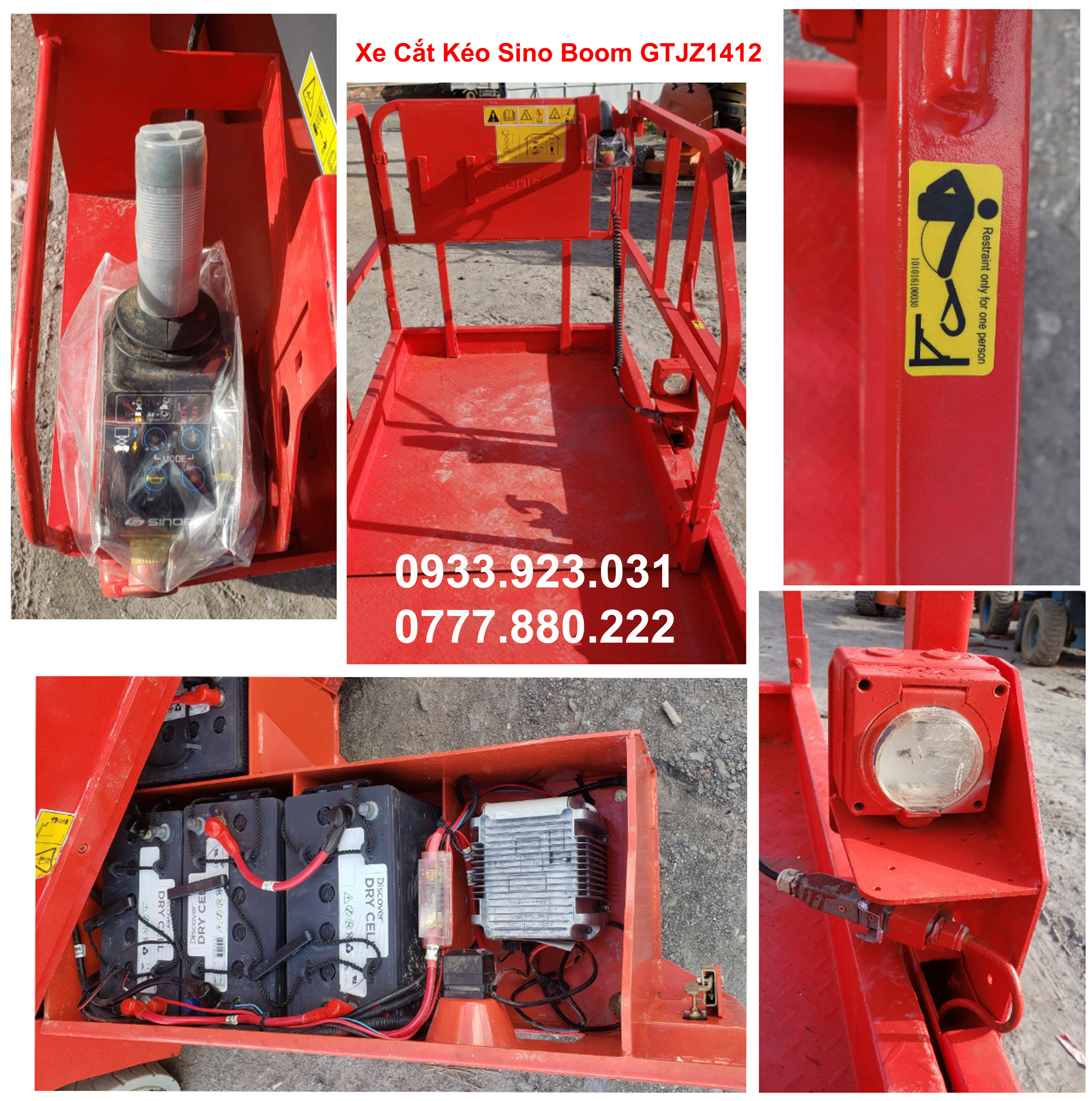 Thuê Xe Nâng Người SinoBoom GTJZ1412 cao 16 mét